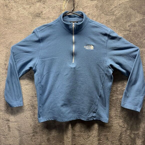 The North Face Half-Zip Blue Windbreaker - Picture 1 of 11